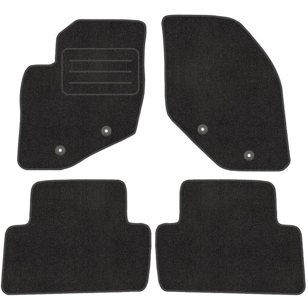 Velour FußMatten Satz Per Volvo S60 I (2000-2010) - Qualità Premium - Passgenau-image