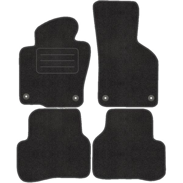 Velour FußMatten Satz Per Vw Passat B6 (2005-2010) - Qualità Premium - Passgenau-image