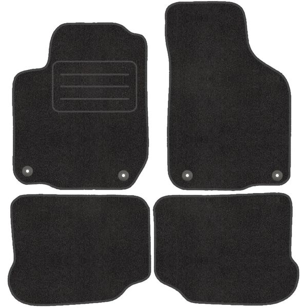 Velour FußMatten Satz Per Vw New Beetle 1997-2010 - Qualità Premium - Passgenau-image