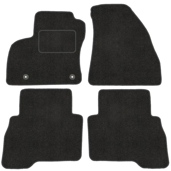 Satz In Velour FußMatten Per Fiat Doblo Ii (Ab 2009) - Qualità Premium - Passgenau-image