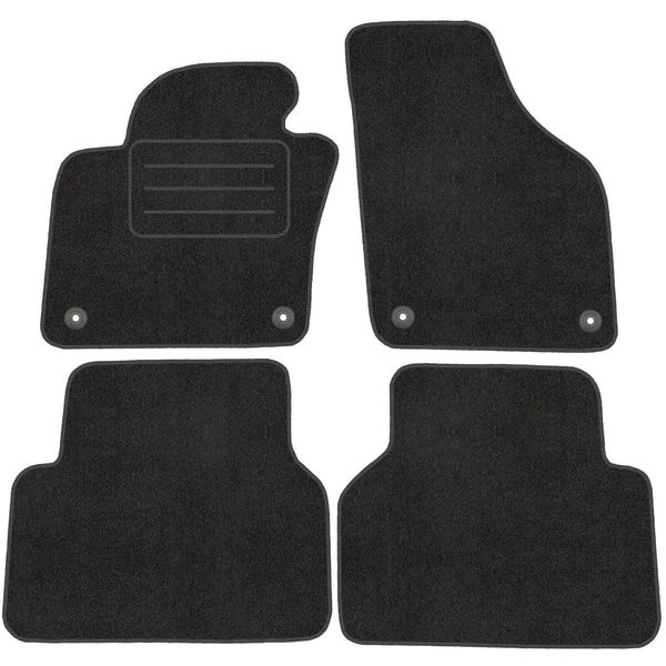 Velour FußMatten Satz Per Vw Tiguan I (2007-2016) - Qualità Premium - Passgenau-image