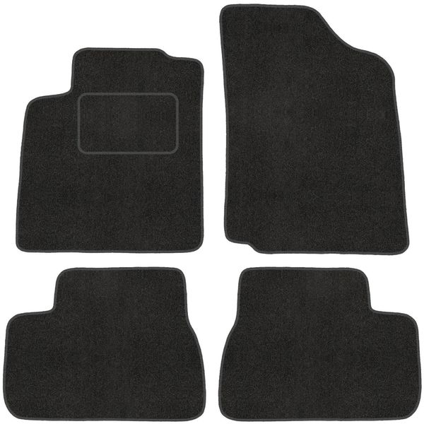 Velour FußMatten Satz Per Citroen C3 I (2002-2009 - Qualità Premium - Passgenau-image