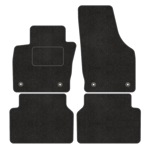 Satz In Velour FußMatten Per Audi Q3 8U (2011-2018) - Qualità Premium - Passgenau-image