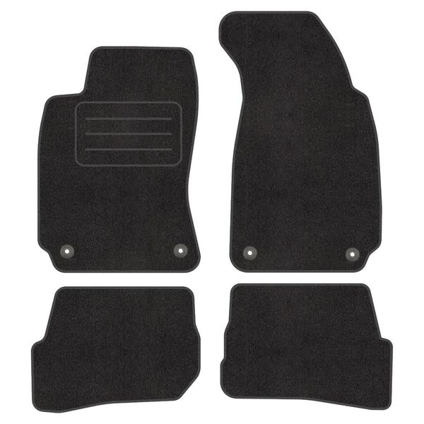 Velour FußMatten Satz Per Vw Passat B5 (1996-2005) - Qualità Premium - Passgenau-image
