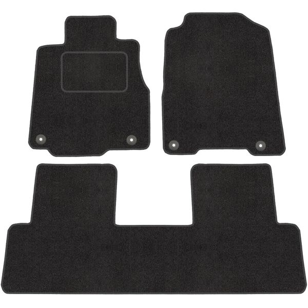 Velour FußMatten Satz Per Honda CR-V Iv (12-18) - Qualità Premium - Passgenau-image