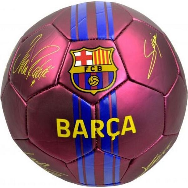 Fc Barcelona - Pallone Da Calcio "Metallico"" Con Firme BS2065 (5) (Multicolore)"-image