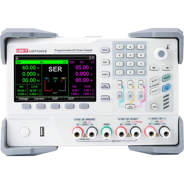 Alimentatore Da Laboratorio UNI-T, UDP3305S, 4 Canali, Programmabile, 328 W-image