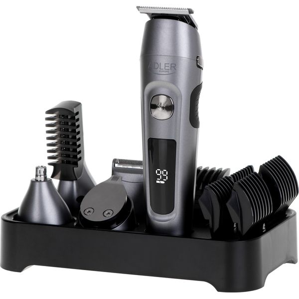 Adler | Grooming 6 In 1 Set | Ad 2944 | Cordless | Number Of Length Steps 6 | Stainless Steel/Black-image