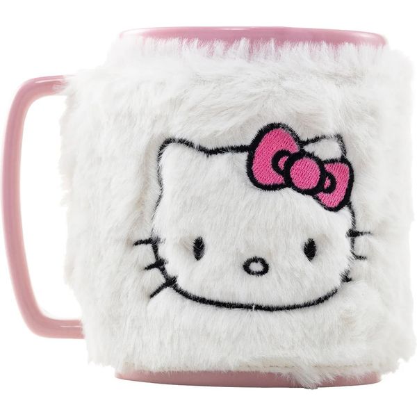 Hello Kitty - Tazza Da Caffè, Soffice PM11265 (Taglia Unica) (Bianco/Rosa)-image