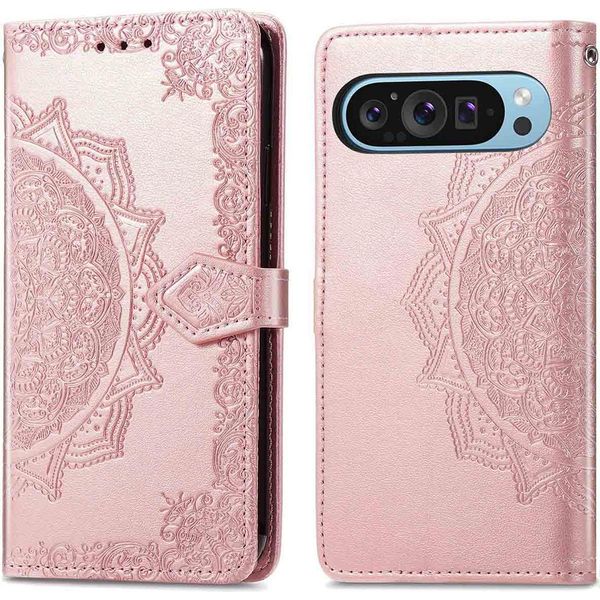 Custodia Per Google Pixel 10 Pro/Google Pixel 10 - Ecopelle - Flip Cover Imoshion - Oro Rosa-image