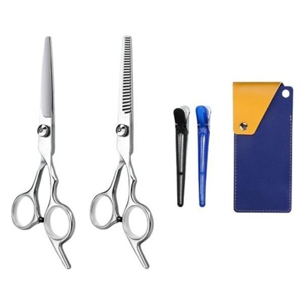 Inf Set Di Forbici Per Capelli Regolabili In Acciaio Inox, 5 Pezzi-image