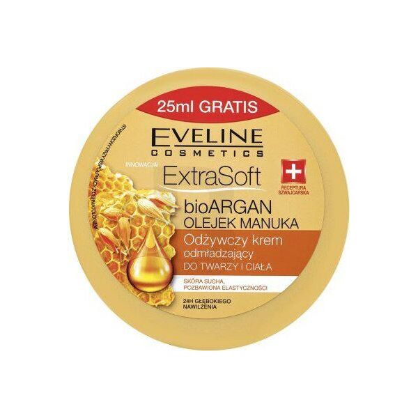 Eveline Crema Rassodante Extra Soft Lifting Crema Viso E Corpo All'olio Di Manuka Bioargan 175 Ml-image