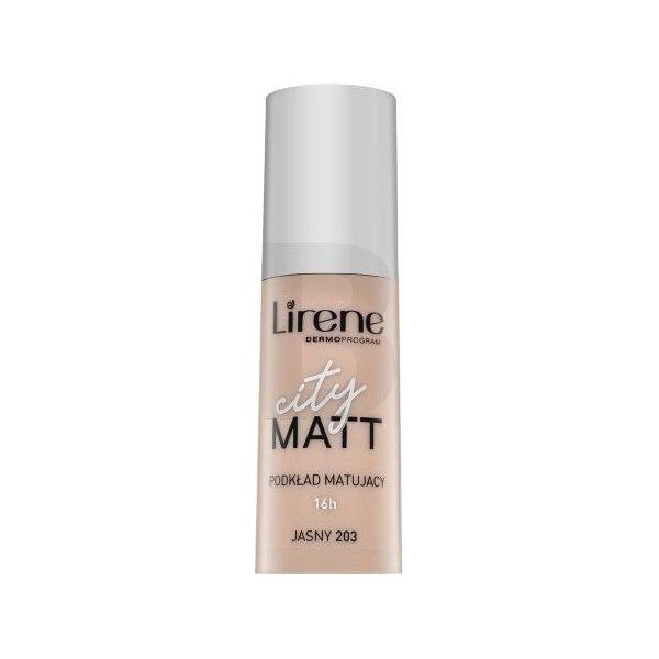 Lirene City Matt Fluid 203 Smoothing Bright Make-Up - Fluido Ad Effetto Opacizzante 30 Ml-image