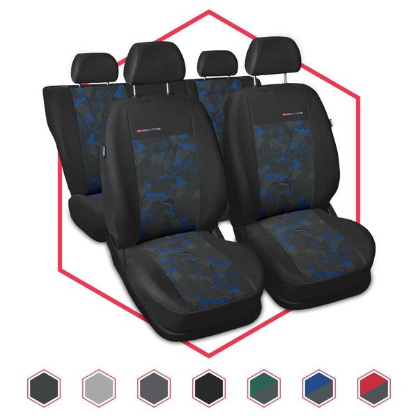 Coprisedili Auto Coprisedili Universali Coprisedili Auto Per Fiat Albea Blu-image