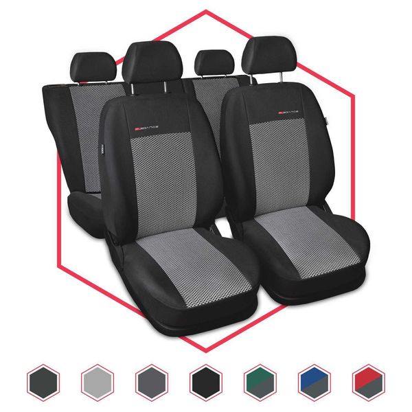 Coprisedili Auto Coprisedili Universali Coprisedili Auto Per Honda Prelude Grigio-image
