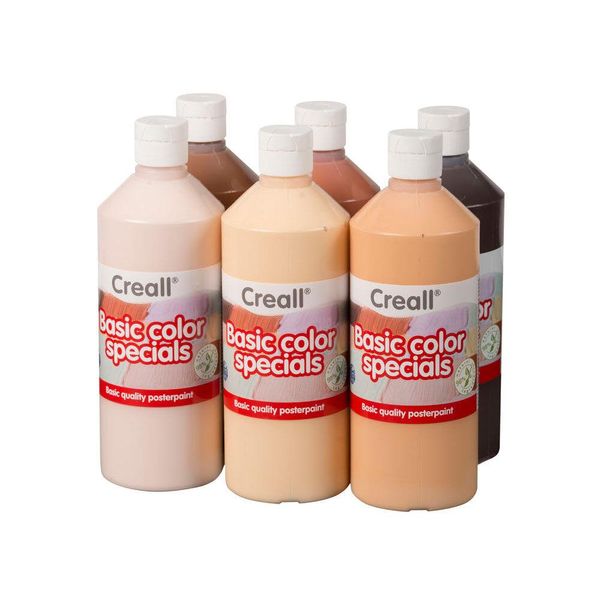 Creall Basiccolor Set Vernici Per Poster 6X 500 Ml-image