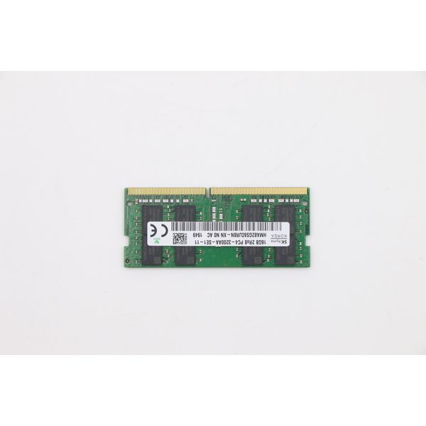 Lenovo - DDR4 - Modulo - 16 Gb - So Dimm 260-PIN - 3200 Mhz / PC4-25600 - 1,2 V - Non Esaurito - Nonecc - Fru - Per Idea-image