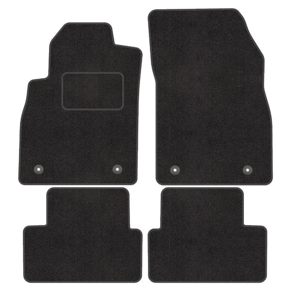 Satz In Velour FußMatte Per Opel Astra J (2009-2015) - Premium QualitäT -Passgenau-image