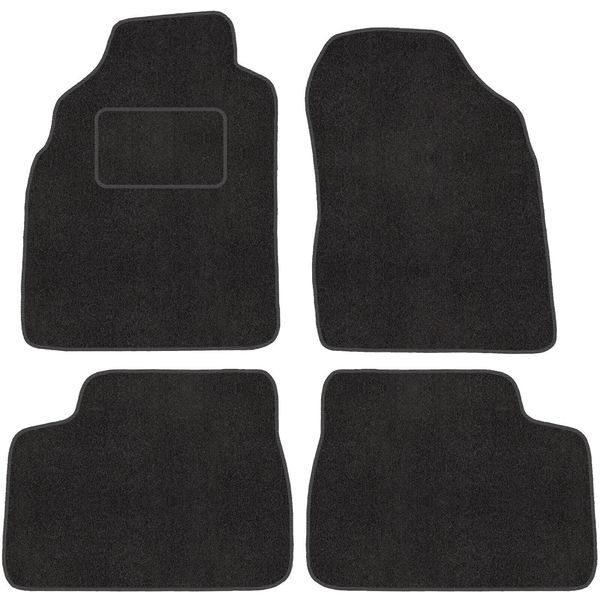 Velour FußMatte Satz Per Nissan Micra K11 (92-02) - Qualità Premium - Passgenau-image