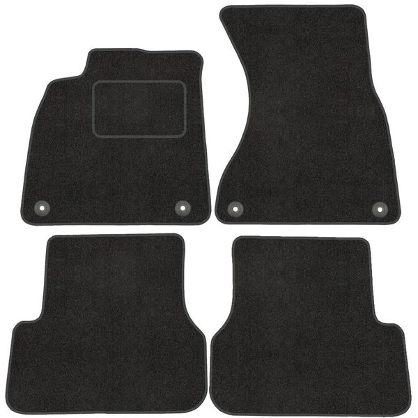 Velour FußMatten Satz Per Audi A6 C7 - Qualità Premium - Passgenau-image