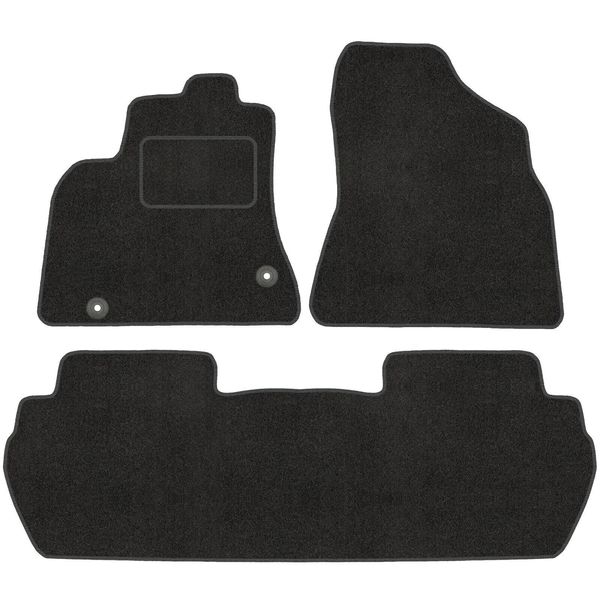 Velour FußMatten Satz Per Citroen Berlingo Ii - Qualità Premium - Passgenau-image