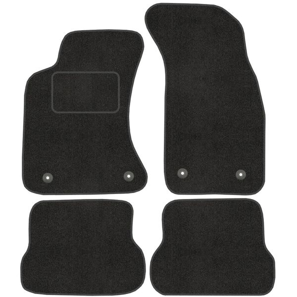 Satz In Velour FußMatten Per Audi A4 B5 - Qualità Premium - Passgenau-image