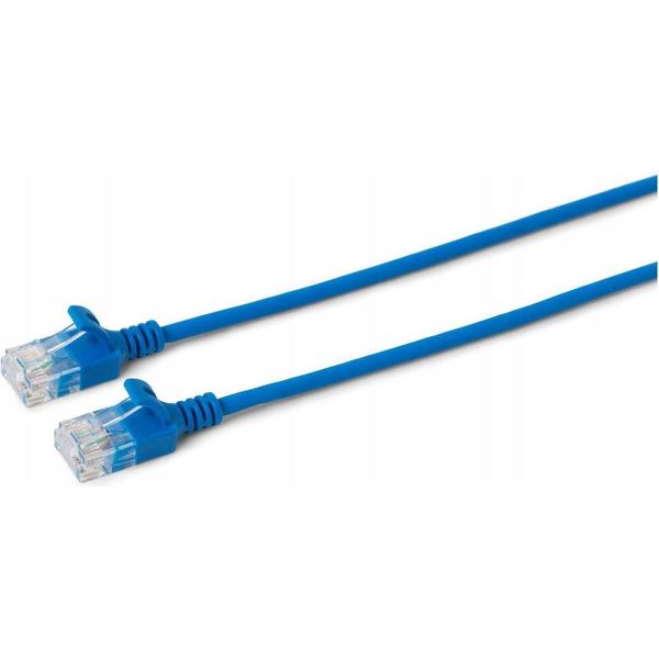 Microconnect W125628010 Cavo Di Rete Blu 7,5 M Cat6A U/Utp (Utp) (V-UTP6A075B-SLIM)-image