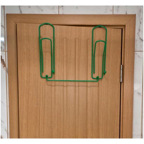 Appendiabiti Da Porta Di Design "Graffetta"" 32 Cm Gancio Da Porta Appendiabiti / Colore: Verde"-image