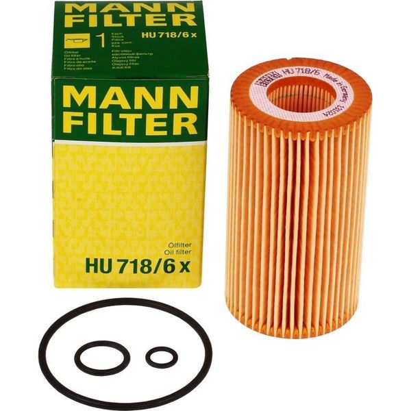 MANN-FILTER Filtro Olio Hu 718/6 X-image