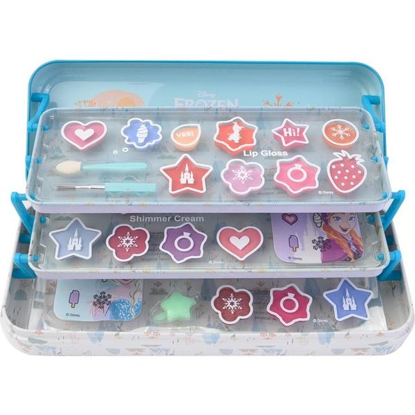 Lip Smacker Disney Frozen Makeup Case Triplo Strato Beauty Tin Kit Di Trucco Per Bambini-image