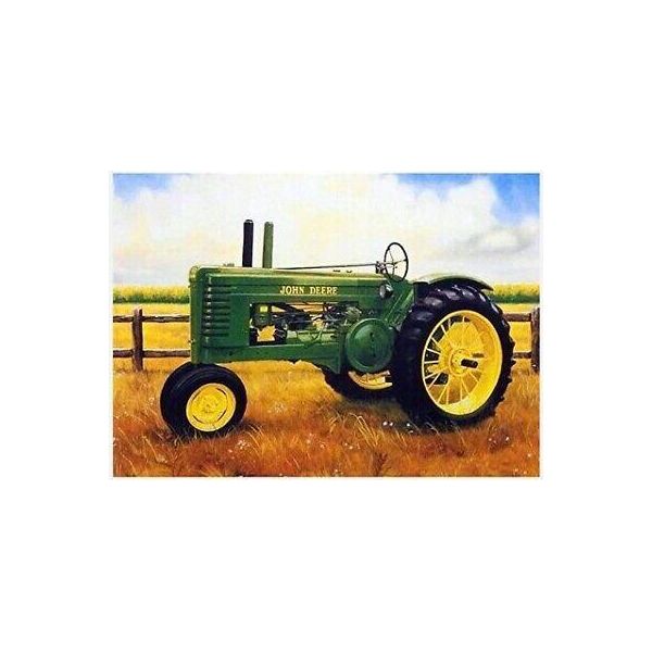 Norimpex Diamante Pittura Trattore John Deere 30X40 Cm-image