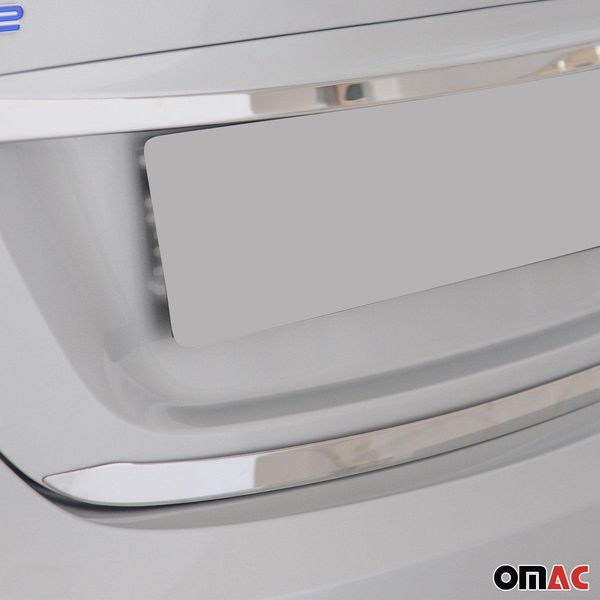 Modanatura Bagagliaio Posteriore Per Hyundai Accent Limo 2010-2017 In Acciaio Inox Cromato-image