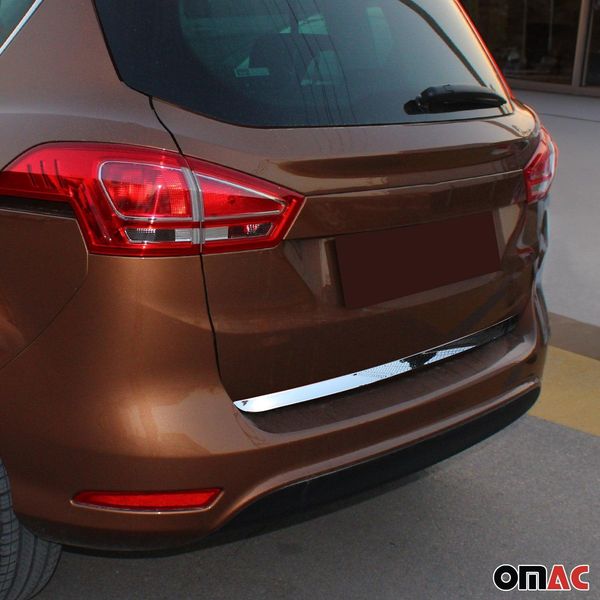 Modanatura Bagagliaio Modanatura Portellone Posteriore Per Ford B-Max 2012-2021 Acciaio Inox Cromato-image