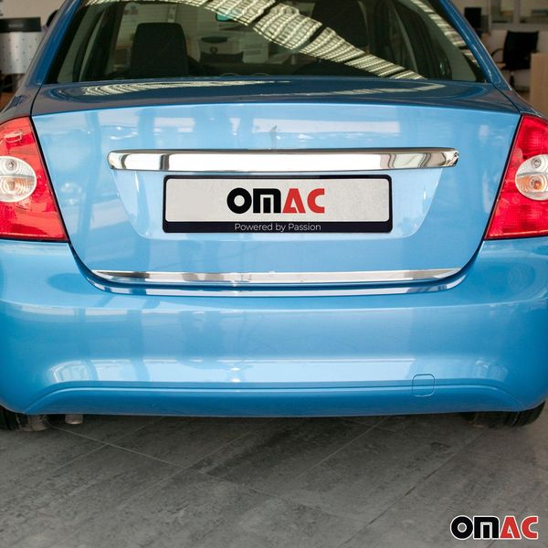 Modanatura Bagagliaio Posteriore Per Ford Focus Limo 2010-2015 In Acciaio Inox Cromato-image