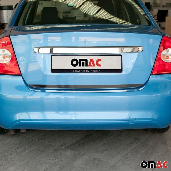Modanatura Posteriore Per Ford Focus Iii Berlina 2010-2015 Acciaio Inox Scuro Cromato-image