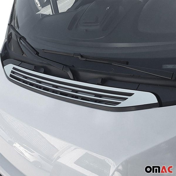 Modanature Griglia Radiatore Modanature Griglia Per Fiat Ducato 2014-2025 Acciaio Inox Argento 1Pc-image