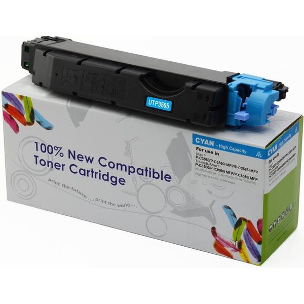 Cartuccia Toner Web Ciano Utax 3560 Sostitutiva PK-5012C, PK5012C (1T02NSCTU0 1T02NSCTA0)-image