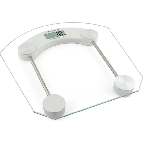 Esperanza EBS008W Personal Scale Electronic Personal Scale Rectangle White-image
