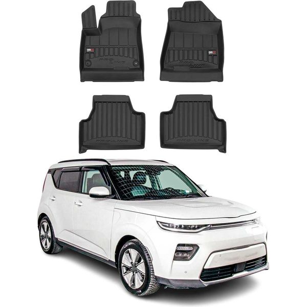2020-2024 Kia Soul Ev Tappetini Tpe Nero 4 Pz-image