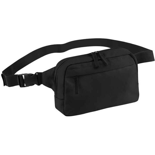 Bagbase - Borsa A Tracolla "Premium"", Materiale Riciclato PC7783 (Taglia Unica) (Nero)"-image