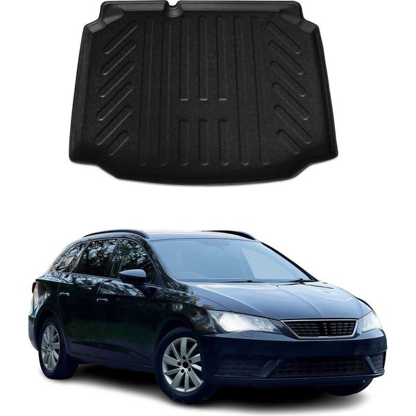 Rivestimento Del Bagagliaio Per Seat Leon 2012-2020 5 Porte Hatchback Gomma Tpe-image