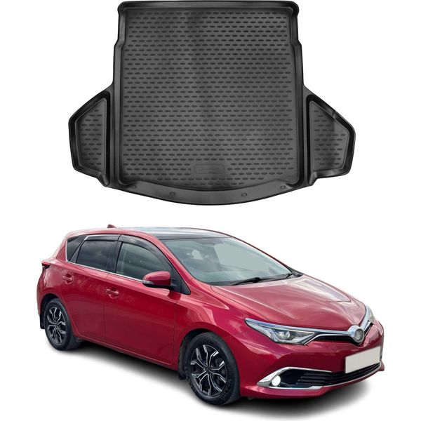 Tappetino Per Bagagliaio Per Toyota Auris Estate 2012-2015 In Gomma Tpe-image