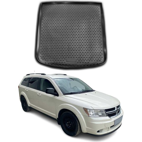 Tappetino Per Bagagliaio Vassoio Per Dodge Journey 2008-2024 Gomma Superiore Tpe-image