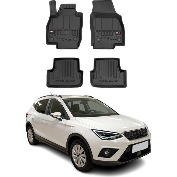 2017-2025 Seat Arona Tappetini Tpe Nero 4 Pz-image