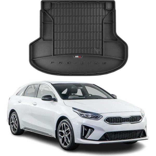 Omac Rivestimento In Gomma Per Kia Pro Ceed Shooting Brake 2018-2025 Tpe Nero-image