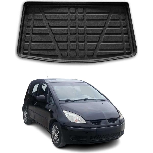 Fodera Bagagliaio Per Mitsubishi Colt 2005-2008 Hatchback In Gomma Tpe-image