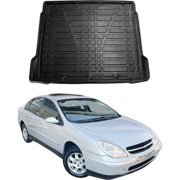 Fodera Bagagliaio Per Citroen C5 2001-2008 In Gomma Tpe-image