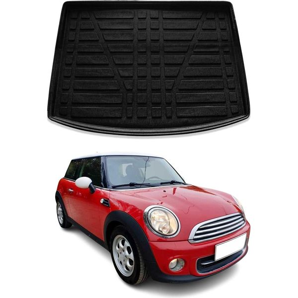 Fodera Bagagliaio Per Mini Cooper 2006-2013 3 Porte In Gomma Tpe Nero-image