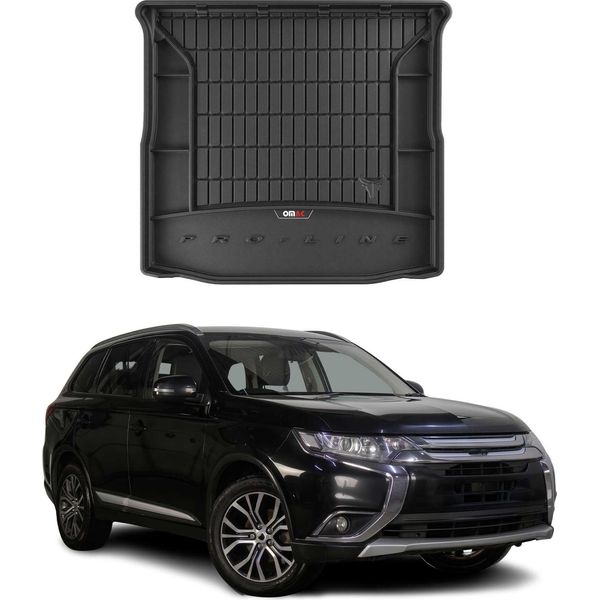 Omac Rivestimento Del Bagagliaio In Gomma Per Mitsubishi Outlander 2012-2015 Pieghevole 3A Fila-image