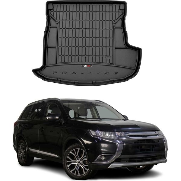 Omac Rivestimento In Gomma Per Mitsubishi Outlander 2012-2015 5 Posti Tpe Nero-image